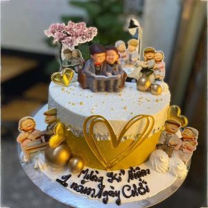 Mẫu bánh kem kỉ niệm ngày cứoi