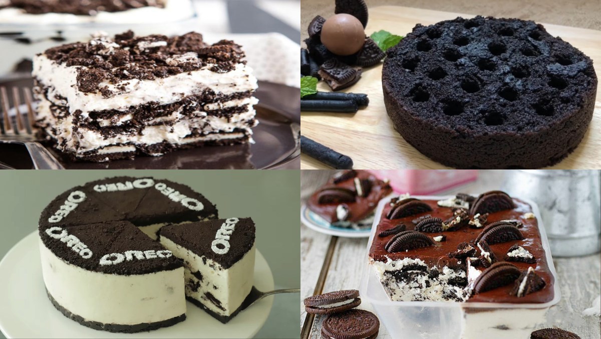 Làm bánh kem Oreo