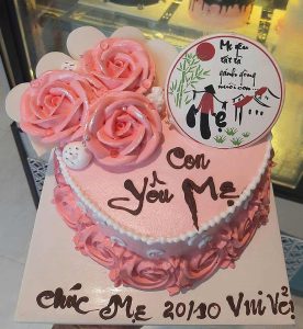 Bánh kem 20/10 tặng mẹ