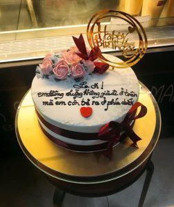 Lời chúc trên bánh sinh nhật
